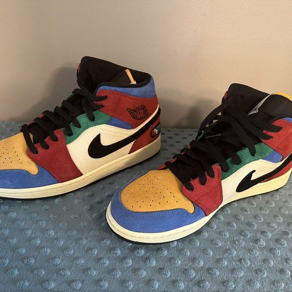 US11 Nike Air Jordan Mid Fearless Ones Collection Multi-Colors main image 5